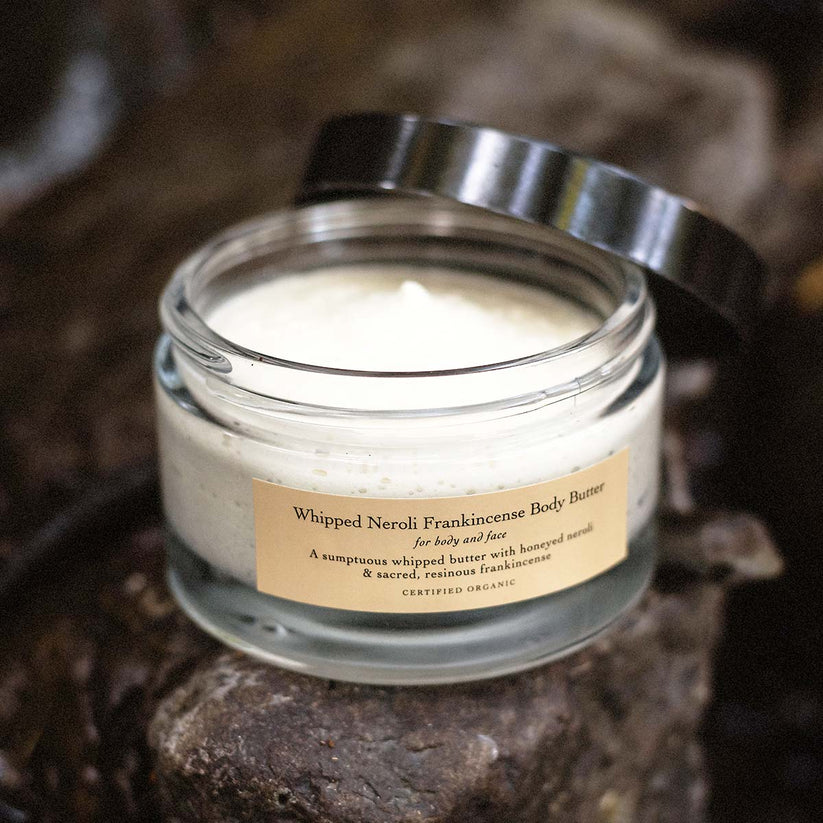 Whipped Neroli Frankincense Organic Body Butter | evanhealy