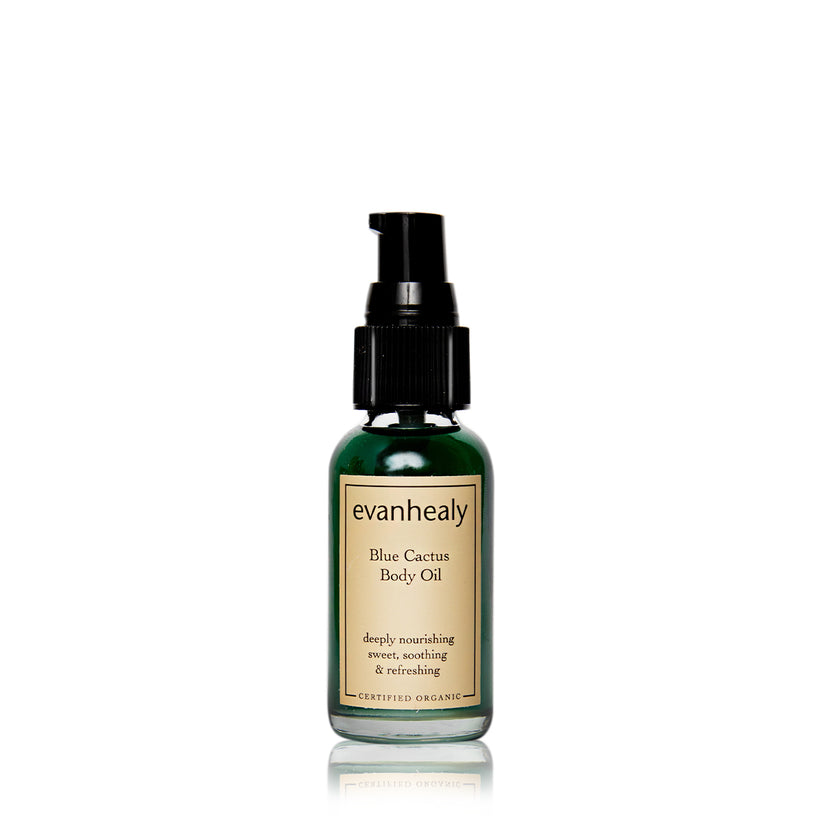 Blue Cactus Organic Body Oil Moisturizer | evanhealy